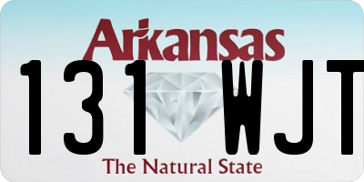AR license plate 131WJT