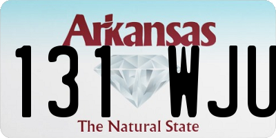 AR license plate 131WJU