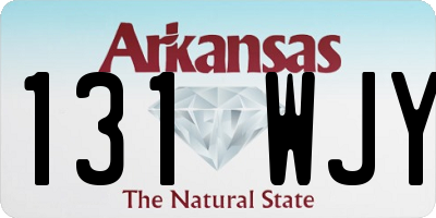 AR license plate 131WJY