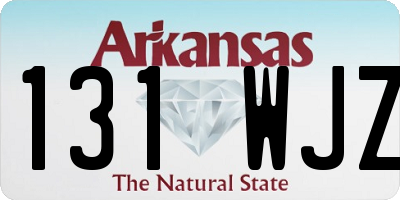 AR license plate 131WJZ