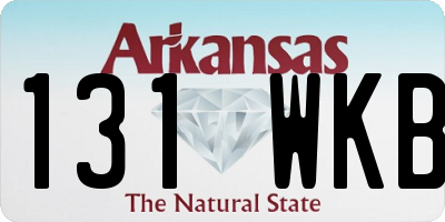 AR license plate 131WKB