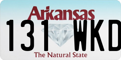 AR license plate 131WKD