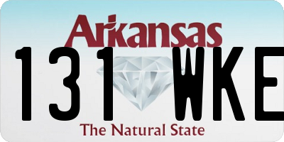 AR license plate 131WKE
