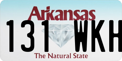 AR license plate 131WKH