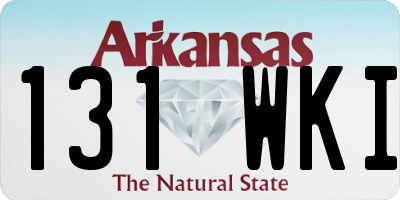 AR license plate 131WKI