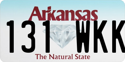 AR license plate 131WKK