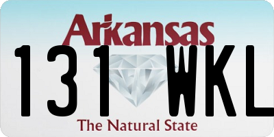 AR license plate 131WKL