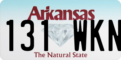 AR license plate 131WKN