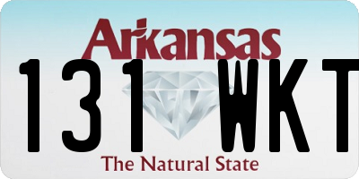 AR license plate 131WKT