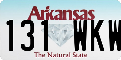 AR license plate 131WKW