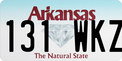 AR license plate 131WKZ