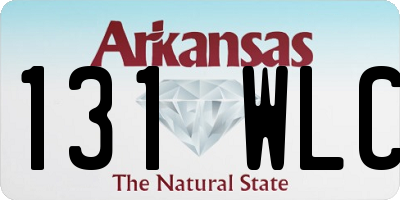 AR license plate 131WLC