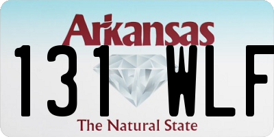 AR license plate 131WLF