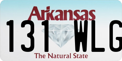 AR license plate 131WLG