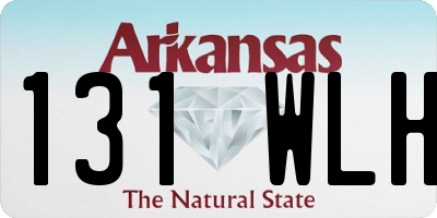 AR license plate 131WLH
