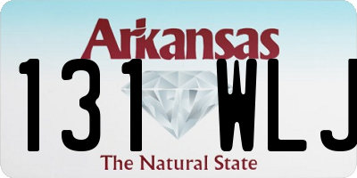 AR license plate 131WLJ