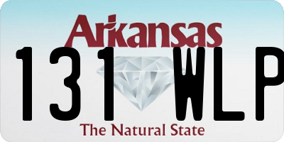 AR license plate 131WLP