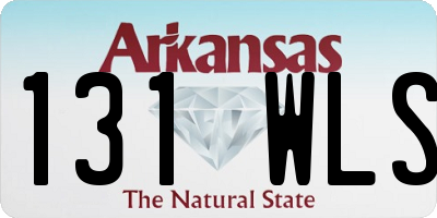 AR license plate 131WLS
