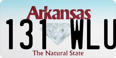 AR license plate 131WLU