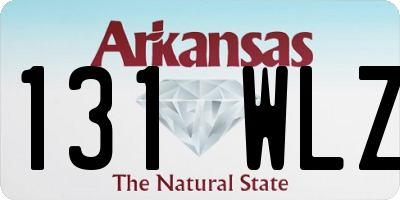 AR license plate 131WLZ