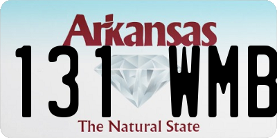 AR license plate 131WMB
