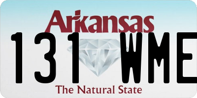 AR license plate 131WME