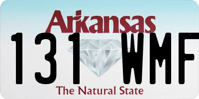 AR license plate 131WMF