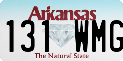 AR license plate 131WMG