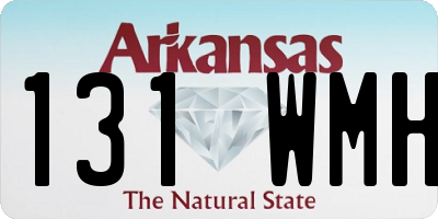 AR license plate 131WMH