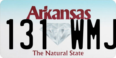 AR license plate 131WMJ