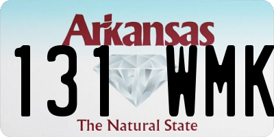 AR license plate 131WMK