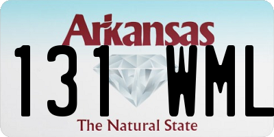 AR license plate 131WML