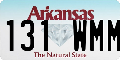 AR license plate 131WMM