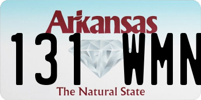 AR license plate 131WMN