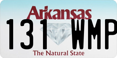 AR license plate 131WMP