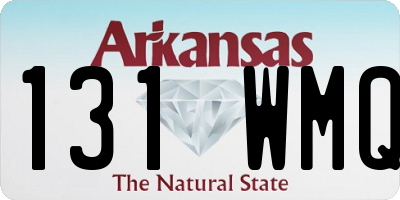 AR license plate 131WMQ