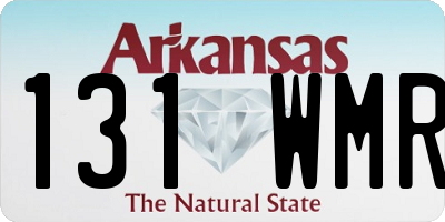 AR license plate 131WMR