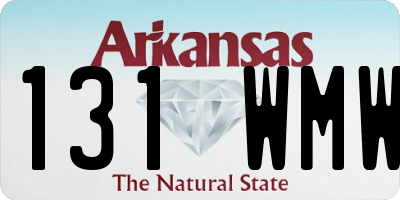 AR license plate 131WMW