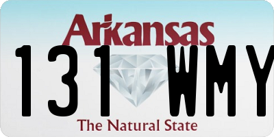 AR license plate 131WMY