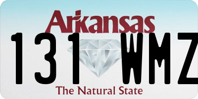 AR license plate 131WMZ