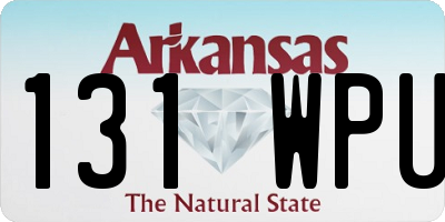 AR license plate 131WPU