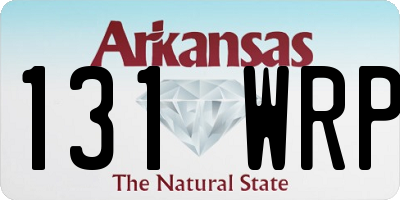 AR license plate 131WRP