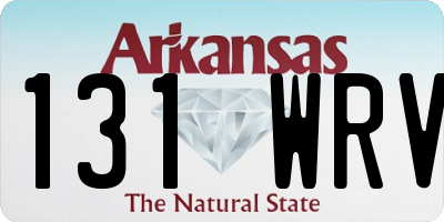 AR license plate 131WRV