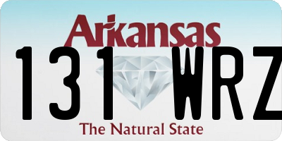 AR license plate 131WRZ