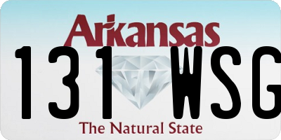 AR license plate 131WSG