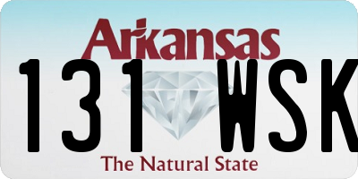 AR license plate 131WSK