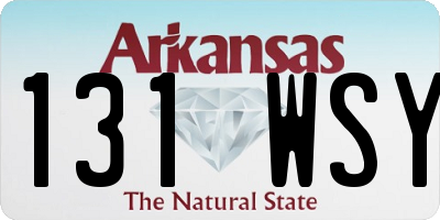 AR license plate 131WSY
