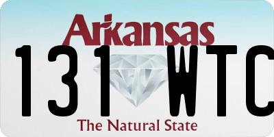 AR license plate 131WTC