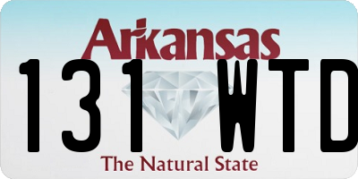 AR license plate 131WTD
