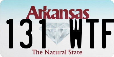 AR license plate 131WTF